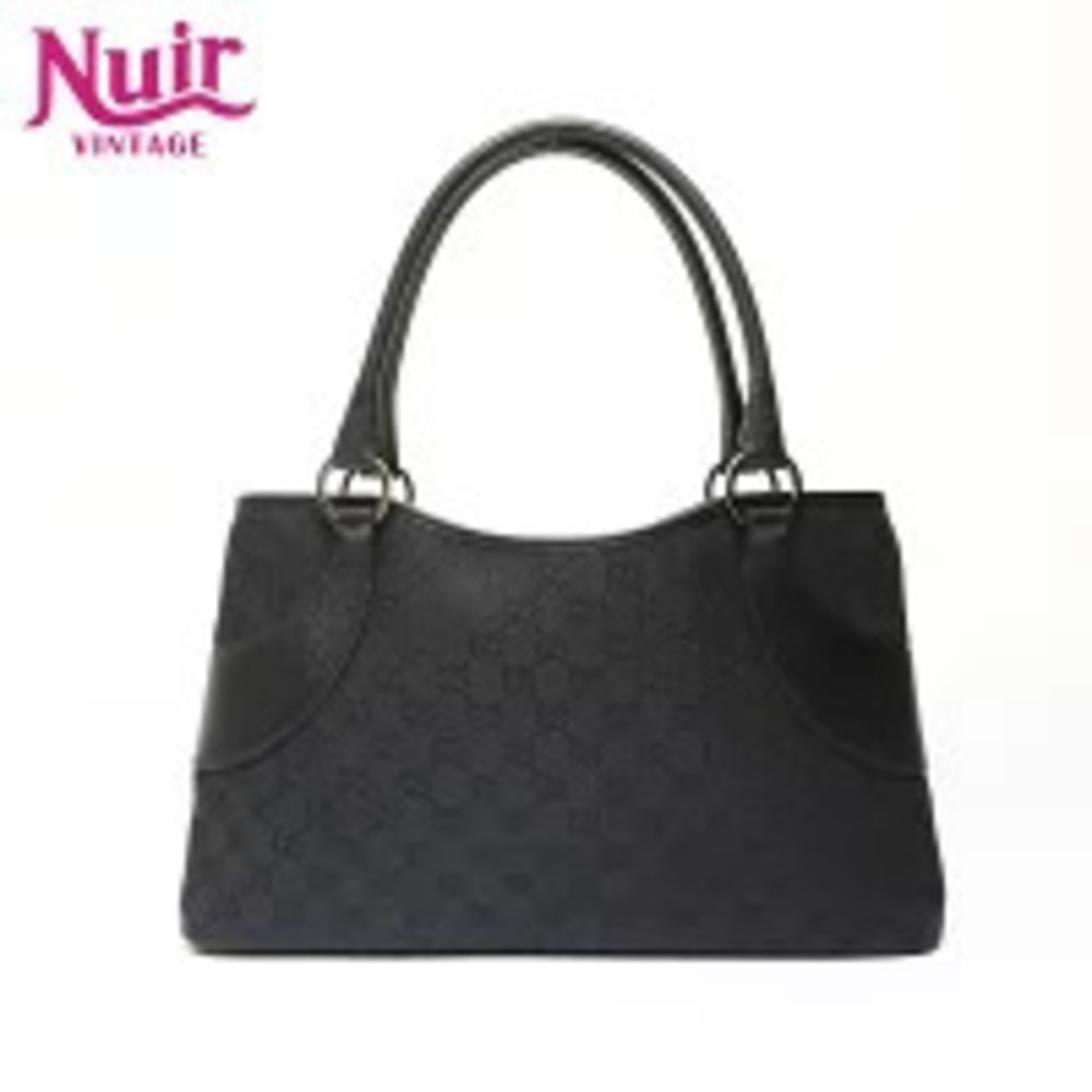 Gucci GG Canvas Shoulder Bag Black